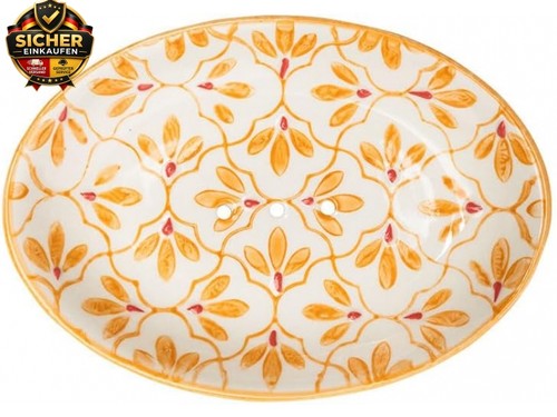 Seifenschale floral oval - seifenschale,