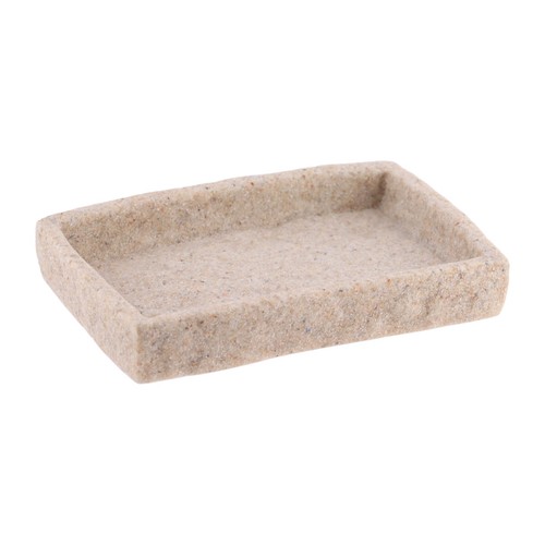 Seifenschale beige polyresin - seifenschale,