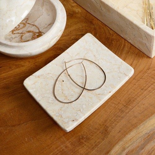 Schale aus marmor zen - aus, 12x9x2