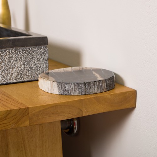 Seifenschale fossiles holz - fossiles,